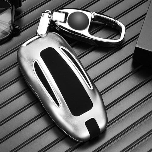 TPU+PU car goods Car keychain car key bag car key case for Tesla X TESLA MODEL-X accessories