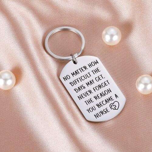 Inspirational Nurse Graduation Keychain Gift for Nursing School Keyring Gift for Medical Students Nurse Graduation Gifts Nurses