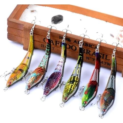 3D High Quality Fishing Lures 9.5cm Painted 3 Sections VIB Crankbait Fishing Wobblers Artificial Hard pesca Bass tackle