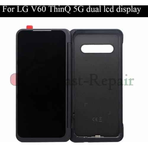 6.4'original For LG V60 LCD Display Touch Screen Digitizer Assembly Secondary Screen For LG V60 ThinQ 5G dual screen lcd display
