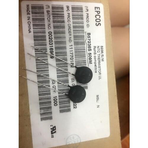 100% New and original B57236S509M NTC 5.0 5R 5R thermistor 5D-11