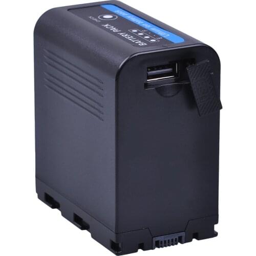 1Pc 7800mAh SSL-JVC70 JVC70 Camcorder Batteries with USB Output for for JVC SSL-JVC70 SSL-JVC70 JVC GY-HMQ10 GY-HM200 GY-LS300