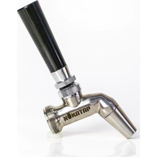 NUKATAP (Updated by intertap) SS TAP ONLY (STAINLESS STEEL) beer tap (free plastic handle included)