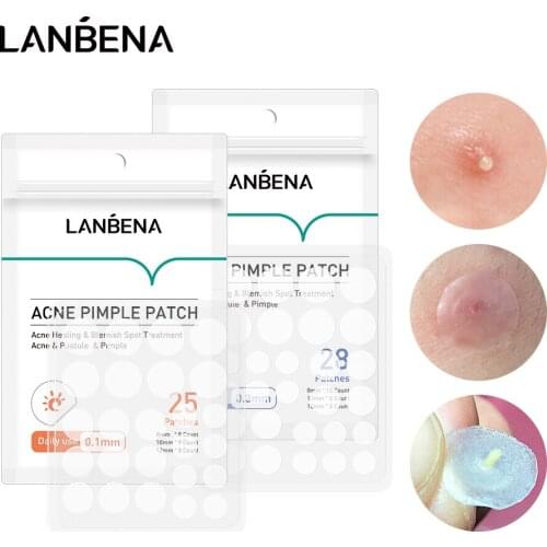 LANBENA Acne Pimples Patches Invisible Acne Stickers Anti Acne Treatment Pimple Blemish Remover Whitening Dark Spots Face Mask