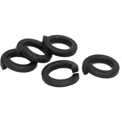 M14 M16 M18 M20 M22 M24 M27 M30 Black Carbon Steel 8.8 Grade DIN127 GB93 Square End Gasket Ring Cushion Split Lock Spring Washer