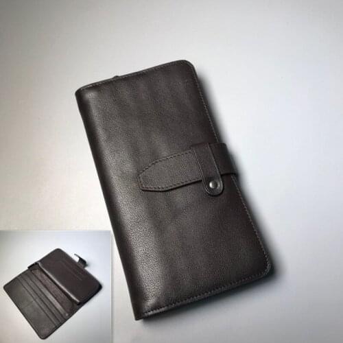 HT Mens leather pickup bag Wallet Mobile phone bag