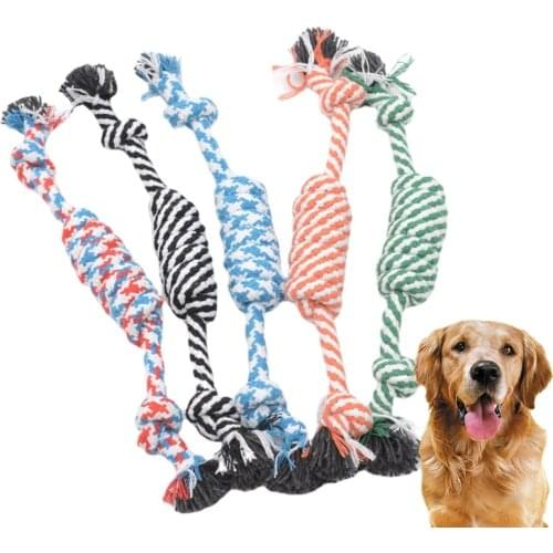 Pet Mouse Knotted Cotton Rope Toy Molar Chew Toy Dog Toys for Small Dogs Puppy Cleaning Teeth Interactive Dog Toys Supplies