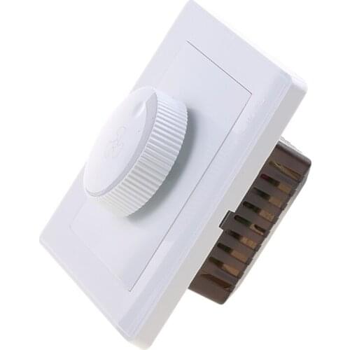 YYSD 220V Adjustment Ceiling Fan Speed Control Switch Wall Button Dimmer Switch