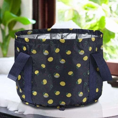 Portable Foldable Washbasin Footbath Multifunctional Portable Water Container Storage Basin Folding Travel Outdoor Bathroom 2021