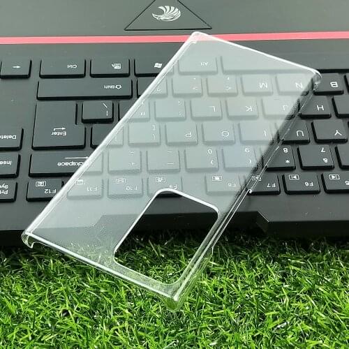 For Samsung Galaxy Note 20 Ultra Crystal Invisible Hard PC Cover Clear Glossy Case Protective Shell