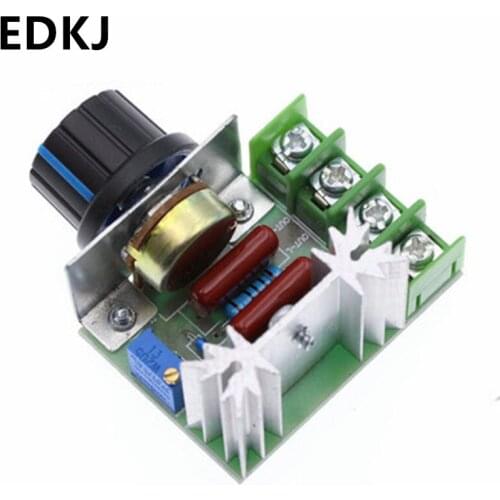 AC 220V 2000W SCR Voltage Regulator High power electronic pressure regulator, dimming, speed control, temperature control