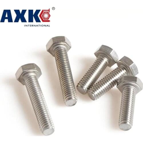 3/8-16 3/8-16*2 3/8-16*2-1/4 2 2-1/4 Inch Length 304 Stainless Steel ss US UNC Coarse Thread Screw External Hex Hexagon Bolt