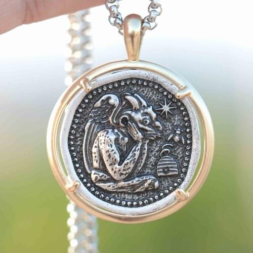 Notre Dame de Paris Necklace French Cathedral Medieval Guardian Jewelry