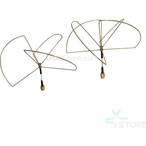 1.2G 3 4 Blades RP-SMA Clover Leaf Antenna & Skew Planar for 1.2Ghz Audio Video FPV TX RX