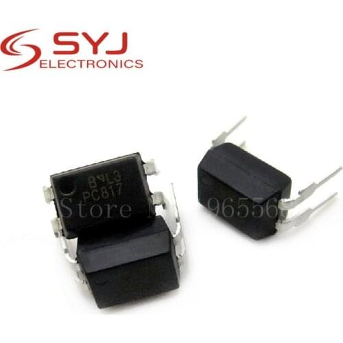 10pcs/lot PC817B DIP-4 PC817 817 817B EL817 LTV817A LTV-817-A High Density Mounting Photocoupler In Stock