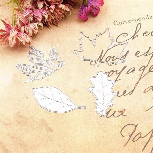 8.5*8.5CM Cutting dies die Maple leaf metal printing craft paper relief DIY embossed Easter New Year Valentines Day