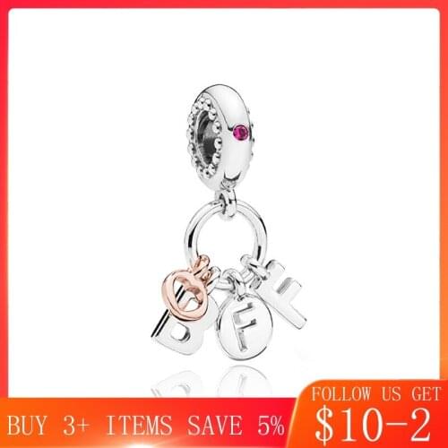 CodeMonkey 2020 New Arrival Noble B F Letter Charms Beads Fit Original 3mm Bracelet 925 Sterling Silver Pendant Jewelry CMS215