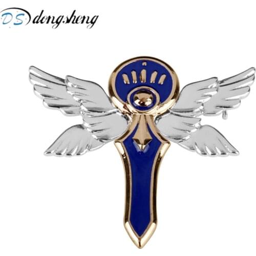 Dongsheng Fashion Anime Code Geass Brooch Jewelry Rebellious Knight Badge Brooch Pin Shirt Brooches for Cosplay Men Xmas Gift