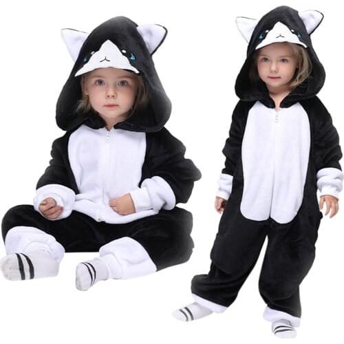 Baby Girls Boys Rompers Winter Costume For Toddler Animal Jumpsuit Infant Clothes Pyjamas Sleepwear Kids Overalls ropa bebes