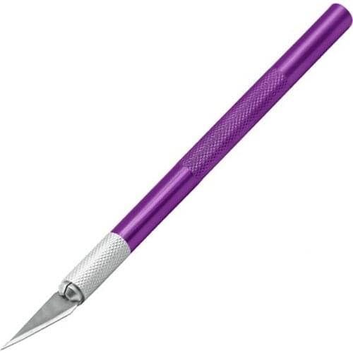 Carving Metal Scalpel Knife Tools Kit Non-Slip Blades Mobile Phone PCB DIY Repair Hand Tools