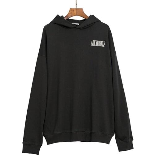 New High 2021 Men Luxury classic ASKYURSELF Hoodies Hoody hooded Sweatshirts velvet Cotton Drake Thicken Fleece #065