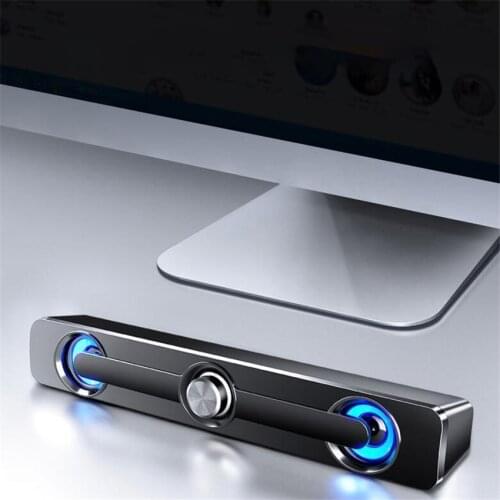 3.5MM Audio Hole USB Wired Subwoofer Speakers Bluetooth 5.0 Stereo Surround Sound Computer Notebook Mini Loudspeaker Subwoofer