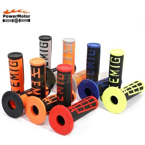 2019 New Hot Selling Handle MX Grip EMIG Grip FOR To KLX CRF Motorcycle Dirt Pit Bike Rubber Handlebar Twist Grip For GEL GP