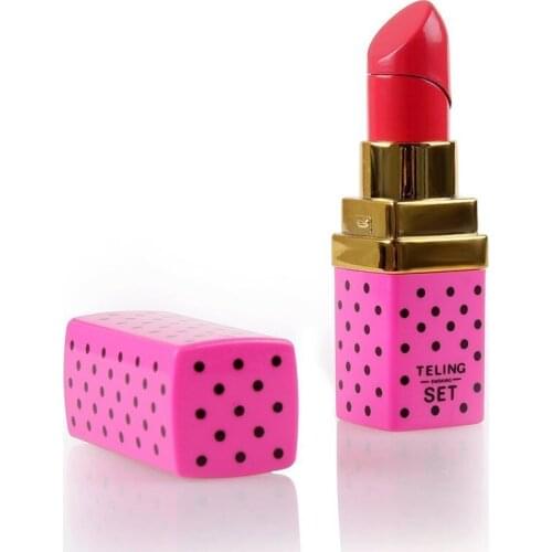 Cute Fashion Lipstick shape lighter Refillable Butane gas lighters Peculiar Cigar Cigarette Lighter