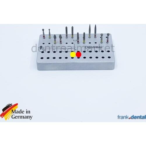 Frank Dental Composite and Ceramics finishing and polishing Diamond Burs Set -ID 015