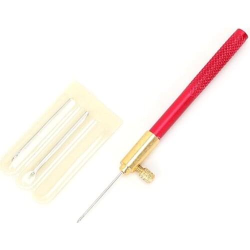 Embroidery Beading Tambour Crochet Hook with 3 Size Needles Beaded Couture French Crochet Hooks Bead Sewing Knitting