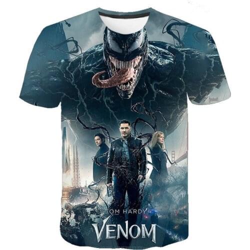 Venom Graphic T Shirts Tee Men Clothing Camisetas Tops Ropa Hombre Streetwear Camisa Masculina Koszulki Chemise Homme Poleras