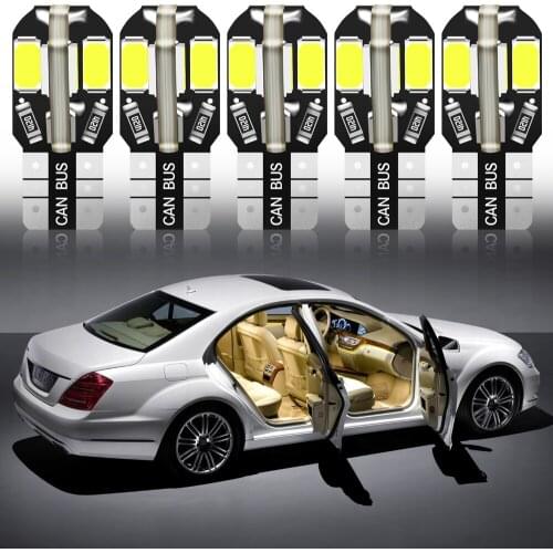 10x t10 w5w canbus car interior light no error 12V for citroen c4 c3 c5 berlingo c4 picasso for Honda civic fit crv accord