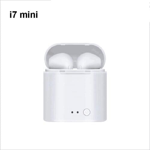 2018 Newest Mini i7s TWS Stereo Earphone with MIC, Sports In-Ear earbuds with Charging Case