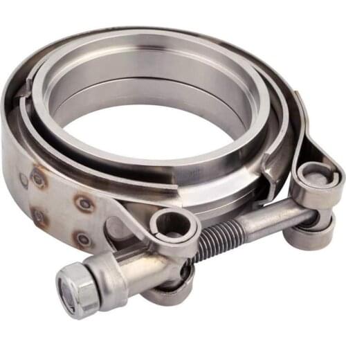 3.0” Stainless Exhaust V Band Clamp Male Female Flange V-Band Flange Kit For Turbo Downpipes Exhaust Connection
