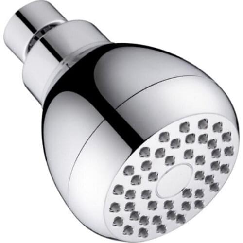 3Inch High Pressure Shower Head Anti-leak Fixed Showerhead Copper Plated Adjustable Metal Swivel Ball Joint