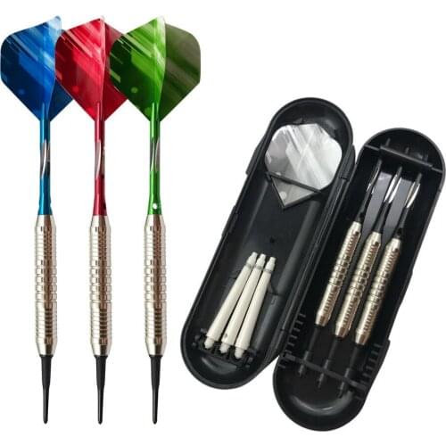 3pcs/set of Hard Steel Tip Darts Professional Game 18g Darts Aluminum Alloy Anti-fall Dart Rod Bar Entertainment Activity