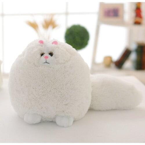 30cm/50cm Cute Fat Fluffy Cats Plush Toy Super Soft Persian Cat Kids Toys Stuffed Animal Peluches Dolls Gift for Girlfriend Gift