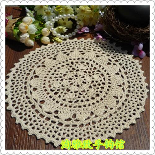 4 pcs korean style china latest china products cotton handmade rustic wedding stands for dinning table decoration for sale