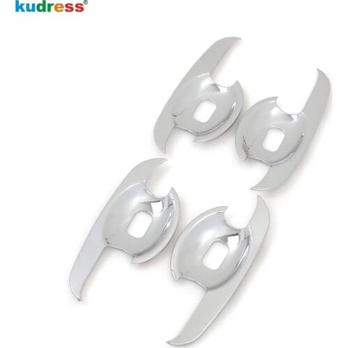 Side Door Handle Bowl Cover Trim For Renault Koleos 2008 2009 2010 2011 2012 2013 2014 ABS Chrome Car Styling Accessories 4pcs