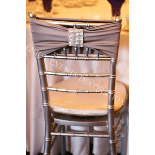 40pcs YHA#54 elegent lycra spandex band with chemical ring band for any chair back decor