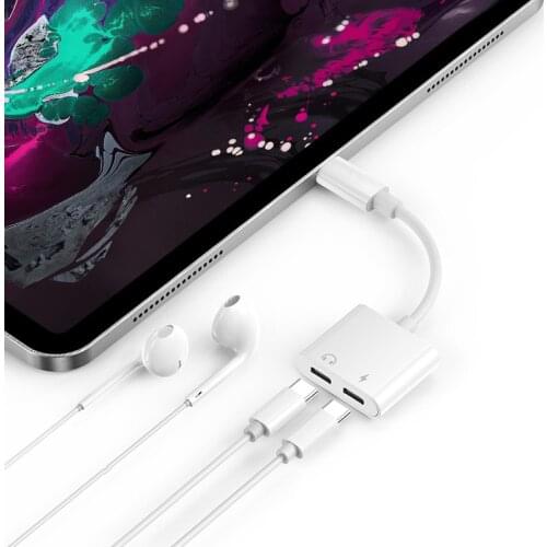 2 in 1 Dual USB Type C Adapter Earphone Audio Charging Calling Listening Splitter Adapter For iPad Pro Geogle Huawei P30 HTC