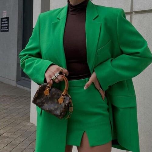 ALOBEE Women's Long Blazers