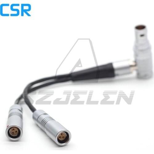 ARRI alexa mini EXT 7pin to dual female RS 3 pin