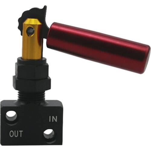 Automobile Refitting Brake Distribution Valve Brake Proportional Valve Aluminum Red Handle Vehicle Accessories
