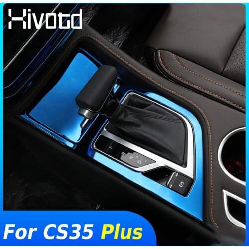 Central Control Gear Panel Car Styling Air Conditioning Cover Trim Interior Accessories Garnish For Changan CS35 Plus 2019 2020