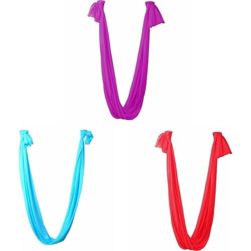 Yoga Swing Hammock Trapeze Sling Aerial Silk Set Anti-gravity Inversion Fitness