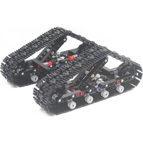 Self-Locking Bricks Free Creation of Toy Building Blocks MOC Technical Parts Track System Compatible with Lego for the Boys Toy