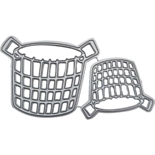 Basket Metal Cutting Dies Stencil DIY Scrapbooking Album Paper Card Template Mold Embossing Decoration