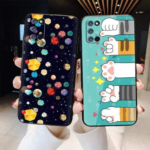 Fashion Design Soft Case Phone Case For OPPO A52/A72/A92 TPU Waterproof Back Cover Shockproof