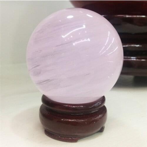 Natural pink melting ball feng shui town home furnishing articles furnishing articles prosperous wealth of wealth
